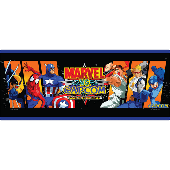 Arcade1up Mavel VS Capcom Light Up Wall Mounted Marquee (24in X 10in)