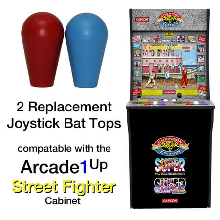Arcade1up Street Fighter 2 Rampage, Jamma, MAME, 2 Joystick Bat Top Handles, New