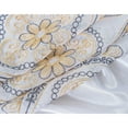 thumbnail image 1 of Arcadia Embroidered Window Curtain with Attached Valance 90 inch Gold, 1 of 5