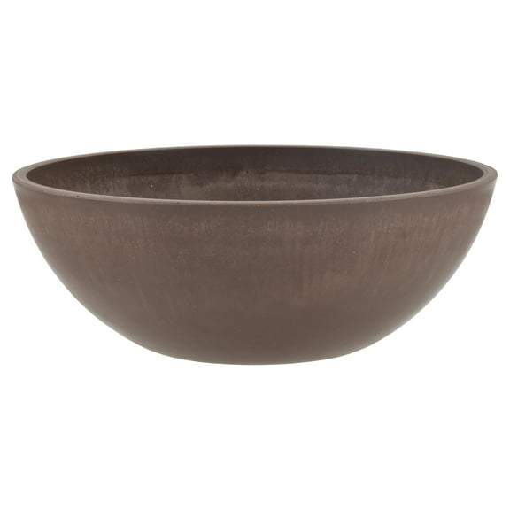 Arcadia Garden Products 10" PSW Garden Bowl, Chocolate