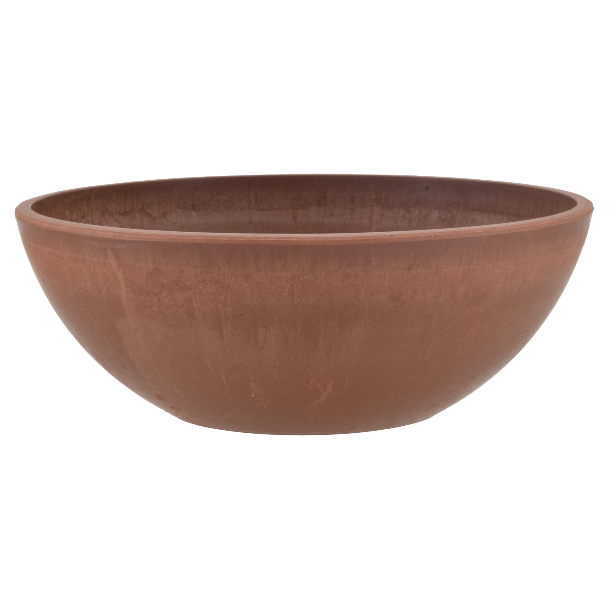 Eco-Friendly Terra Cotta PSW 10" Garden Bowl for Shallow Roots
