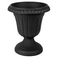 thumbnail image 1 of Arcadia Garden Products 10x12" Traditional Plastic Urn Planter, Black, 1 of 7