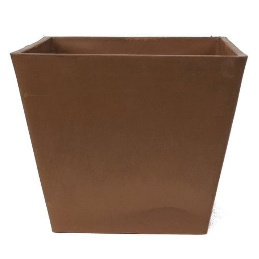 Modern Square Eco-Friendly Planter - 12" Rust & Weather Resistant