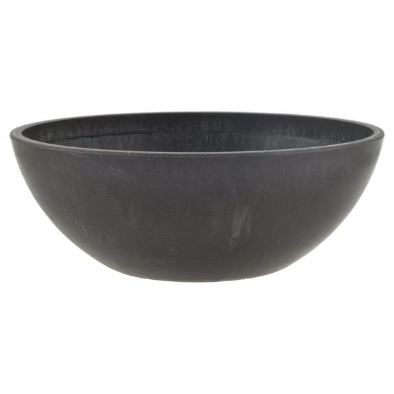 Arcadia Garden Products 8" Dark Charcoal Garden Bowl