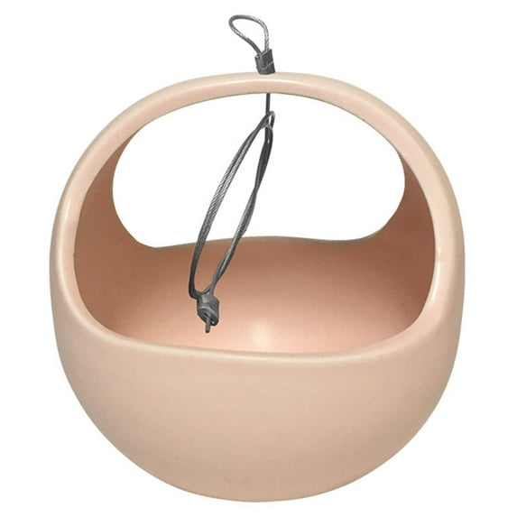 Arcadia Garden Products Basket Air Planter, Pastel Coral