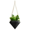 thumbnail image 1 of Arcadia Garden Products Diamond Air Planter, Glossy Black, 1 of 3