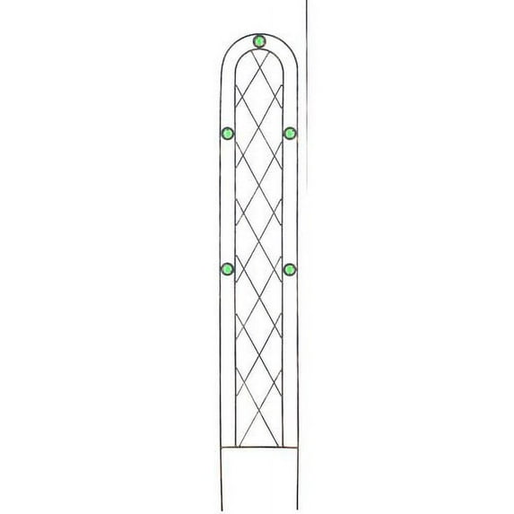 Arcadia Garden Products Emerald Series Metal Arched Trellis