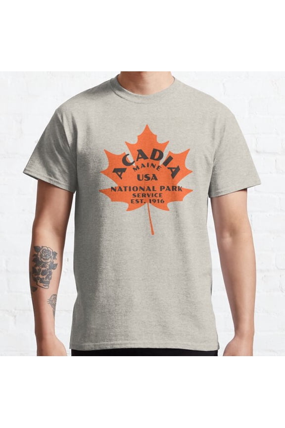 Arcadia National Park Logo Classic T-shirt