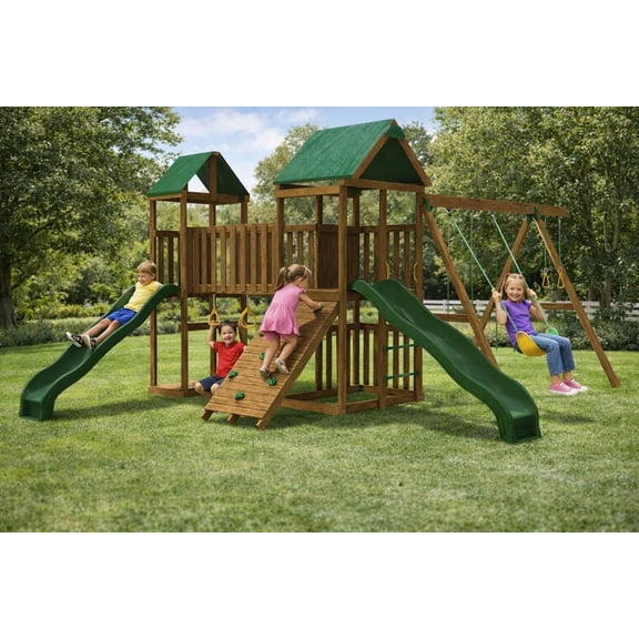 Arcadia RTA Wooden Outdoor Playset for kids KT 8201