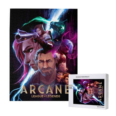 Arcane 500 Piece Jigsaw Puzzle for Kids Adults, Colorful Poster Relaxing Puzzle Toy, Challenging Family Activity Game Gift for Family Friends