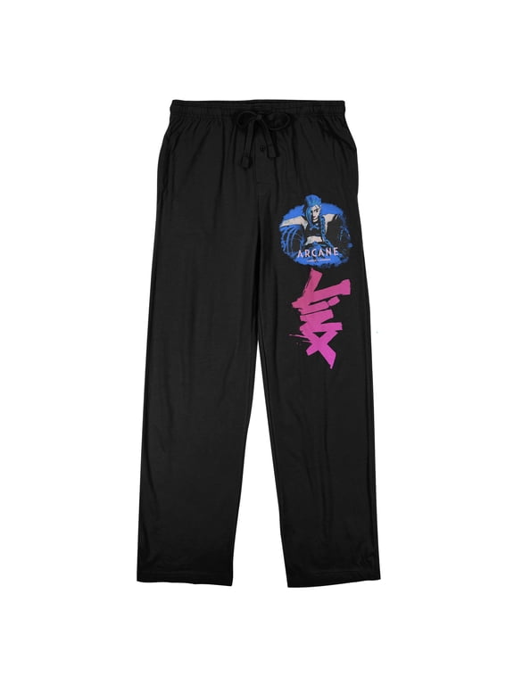 Arcane Black Sleep Pajama Pants - Small