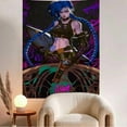 thumbnail image 1 of Arcane L-LOL Jinx Cartoon Tapestry Bohemian Wall Tapestries Mandala Wall Hanging Sheets, 1 of 6
