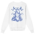 thumbnail image 1 of Arcane League Of Legends Caitlyn Adult White Crew Neck Long Sleeve Sweatshirt-Medium, 1 of 4