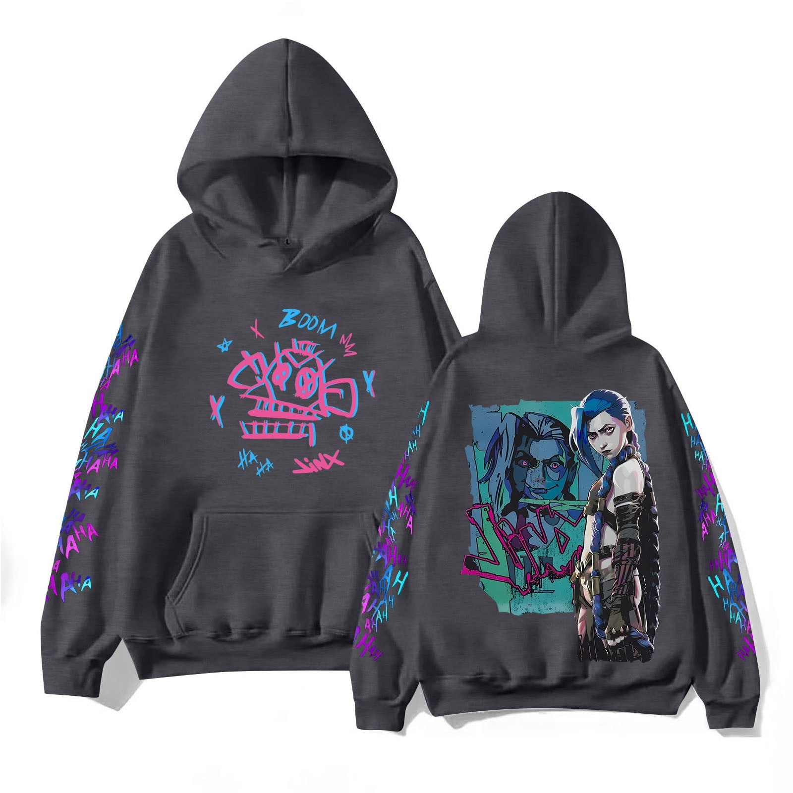 【IAB STUDIO】 IAB Studio x Arcane Jinx Hoodie Sky Blue IAB STUDIO】 IAB Studio x Arcane Jinx Hoodie Sky Blue Arcane