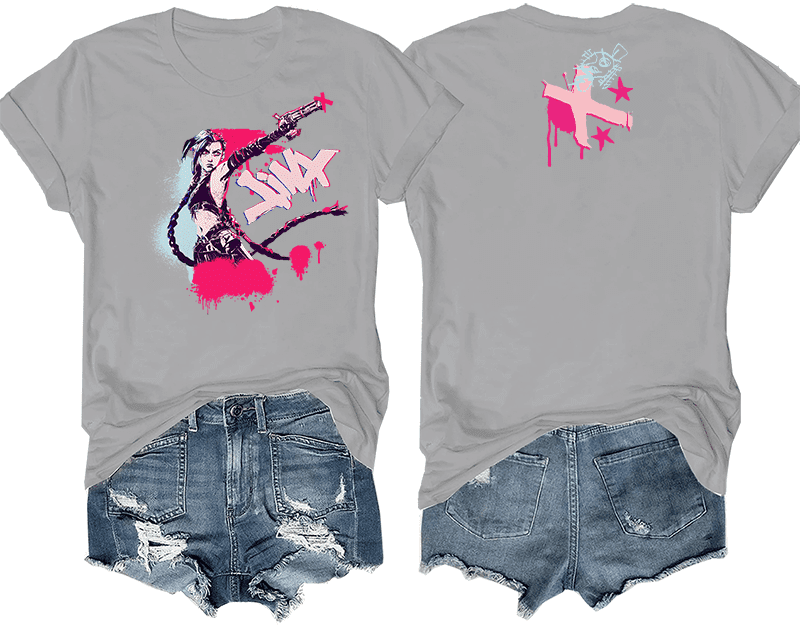 Arcane League Of Legends Jinx Shirt Jinx Shirt Arcane League Of