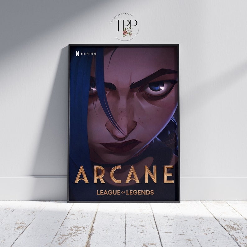 Arcane League of Legends Poster, Gaming Room Wall Art 24x36 Inches ...