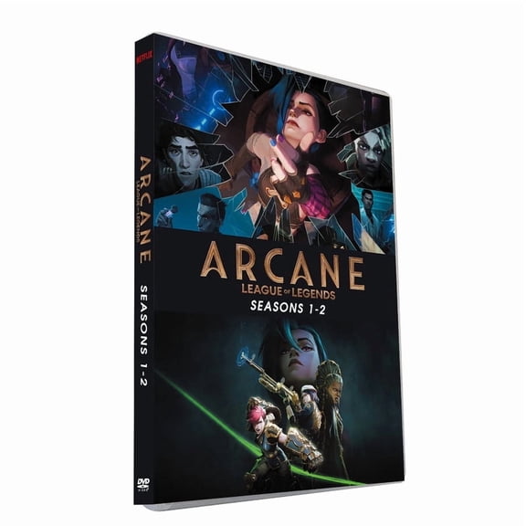 Arcane League of Legends Seasons 1-2 (DVD) 4-disc Box Set New