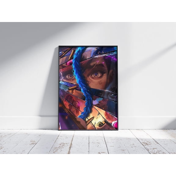 Arcane Poster League Of Legends Poster Arcane 2021 Poster Print Arcane Wall Decor Arcane Jinx Poster