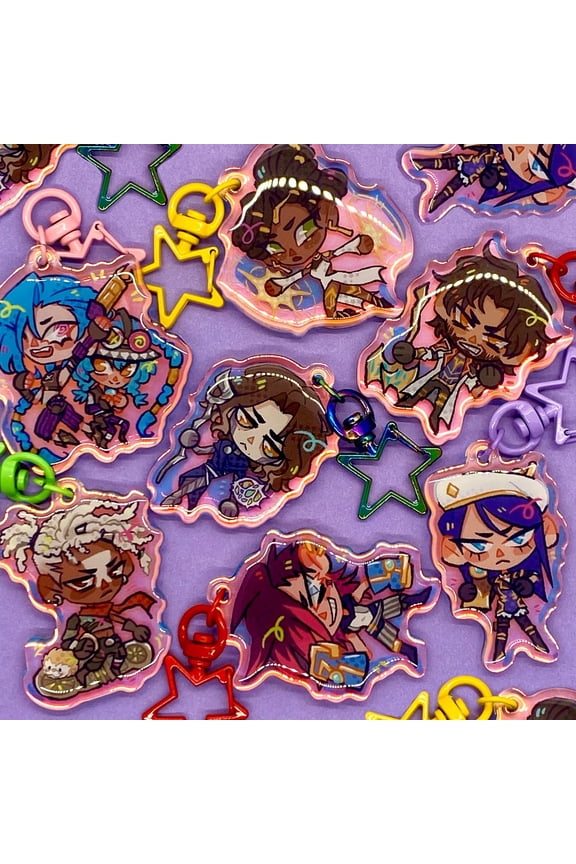 Arcane Season 2 Holographic Keychains (1 keychain)