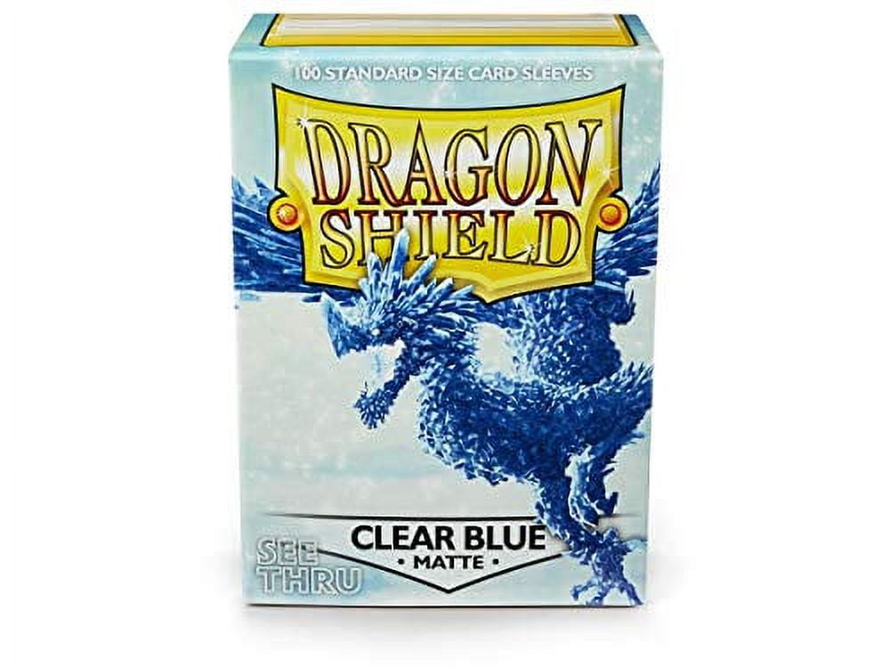 Arcane Tinman Card Sleeves: Dragon Shield Matte Clear Blue - Walmart.com