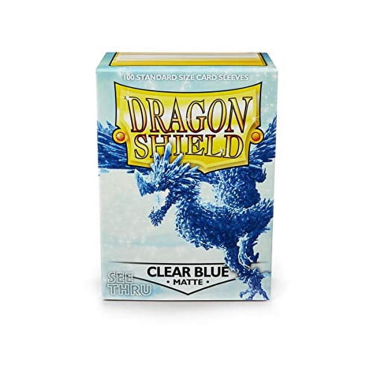 Arcane Tinman Card Sleeves: Dragon Shield Matte Clear Blue - Walmart.com
