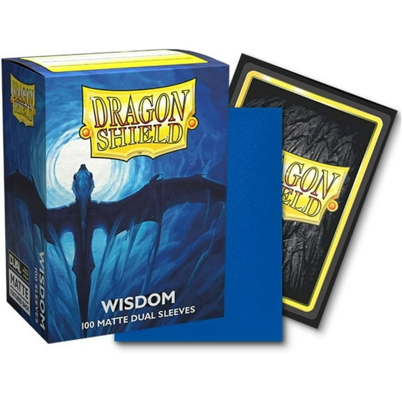 Dragon Shield 100CT Standard Size Deck Protector Dual Matte Sleeves - Wisdom