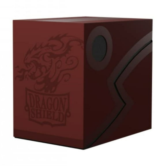 Dragon Shield Card Deck Box - Blood Red/Black 150CT - Durable and Sturdy TCG, OCG Card Storage - Compatible with MGT, Magic The Gathering, Commander Decks, Pokemon, Yugioh