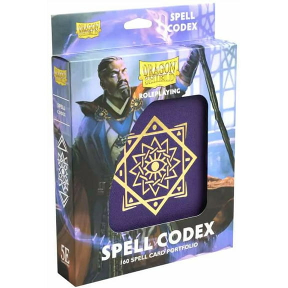 Arcane Tinmen ATM50019 Spell Codex Arcane Dragon Shield Role Play Game, Purple