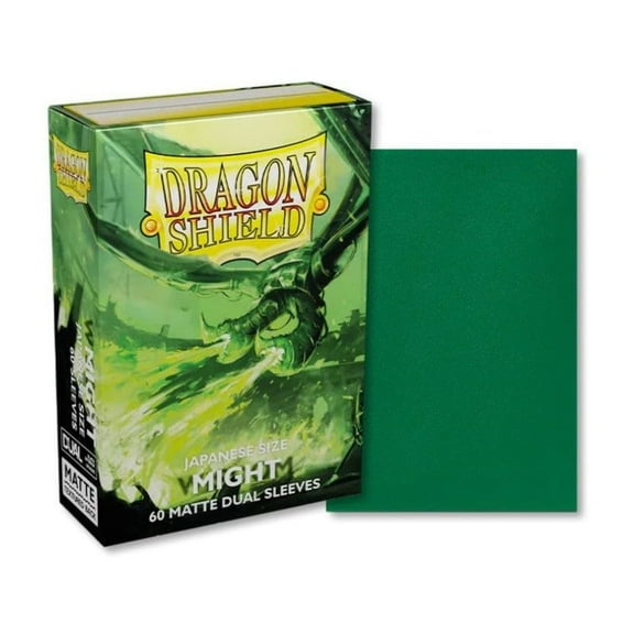 Arcane Tinmen Dragon Shield 15158 Dual Matte: Might 60 Count Japanese Size Sleeves