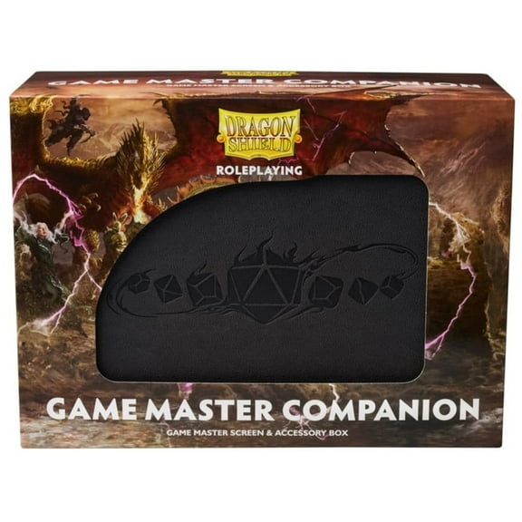 Arcane Tinmen Dragon Shield RPG Game Master Companion: Iron Grey - Durable & Sturdy Screen & Accessory Box Dungeon Master Accessory - Tabletop RPG TTRPG Dungeons & Dragons DND D&D (AT-50010)