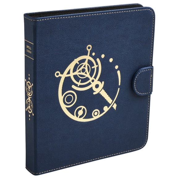 Dragon Shield: Roleplaying Spell Codex: Midnight Blue - Compatible with Official DND Spell Cards - Dry Erase Marker and 5e Compatible Spell Slot Tracker Included