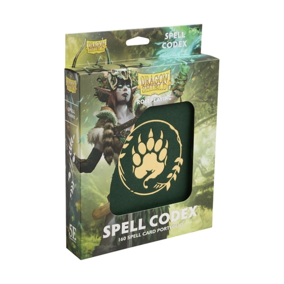 Arcane Tinmen Dragon Shield Spell Codex - Forest Green New