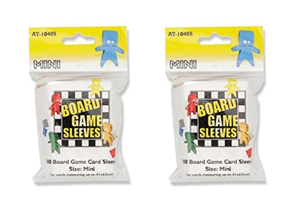 Arcane Tinmen Mini Board Game Card Sleeves 41mm x 63mm Bundle of 2 200 Sleeves Total