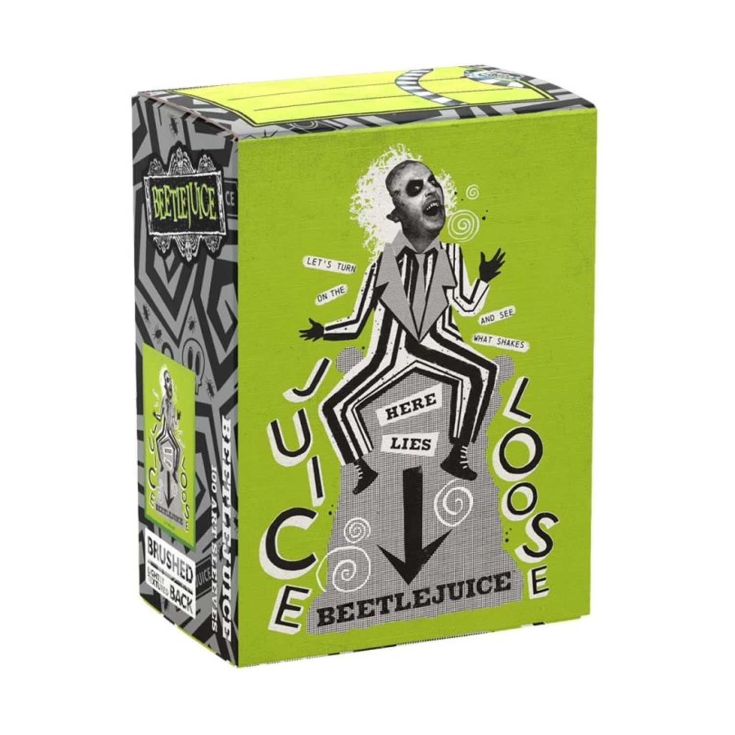 Arcane Tinmen Standard Brushed Art Sleeves - Beetlejuice (100) New