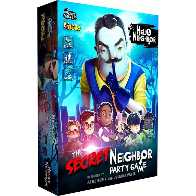 Arcane Wonders Hello Neighbor The Secret Neighbor Party Game , Blue Arcane Wonders Hello Neighbor The Secret Neighbor Party Game , Blue
