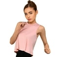thumbnail image 1 of Arcarius Workout Tops for Women, Flowy Crop Top for Gym, Yoga, Exercise (Nude Pink, Small), 1 of 7