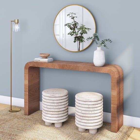 Arcata Console Table (56in / 1420), Cashew