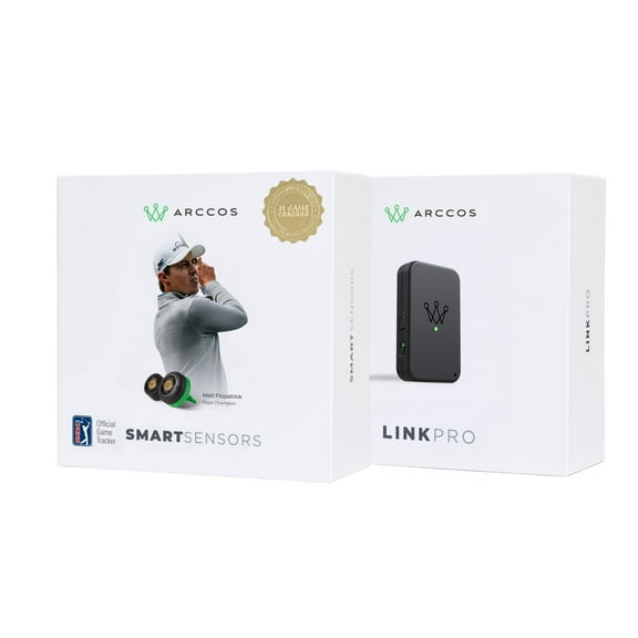 Arccos Starter Bundle: Smart Sensors (Gen 4 Green) & Link Pro