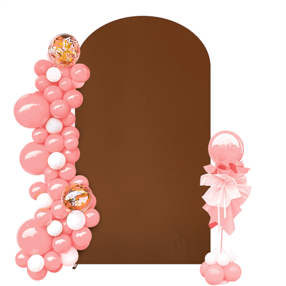 Arch Backdrop Cover,Double-Sided Spandex Arch Covers Stretchy Backdrop for Party, Wedding, Birthday, Baby Shower, Reusable for Balloon Arches (3.9FT, 4.9FT, 6FT, 6.6FT, 7.2FT)