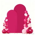 thumbnail image 1 of Arch Backdrop Cover Set of 2 (6/7.2ft) Wedding Arch Cover Spandex Arched Stand Covers Stretchy Backdrop for Birthday Balloon Party Graduation Decoration Wedding, 1 of 8