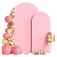 thumbnail image 1 of Arch Backdrop Cover Set of 2 (6/7.2ft) Wedding Arch Cover Spandex Arched Stand Covers Stretchy Backdrop for Birthday Balloon Party Graduation Decoration Wedding, 1 of 8