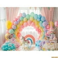thumbnail image 1 of Arch Balloons Unicorns Photography Backdrops Props Baby Newborn Birthday Party ration Background RA-02, 1 of 5