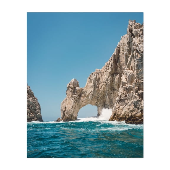 Arch of Cabo San Lucas - Cabo San Lucas Baja California Sur Mexico Photography Seascape Ocean Waves Coastal Nature Travel Poster Landscape Unframed Wall Art Print 4 x 6 inches