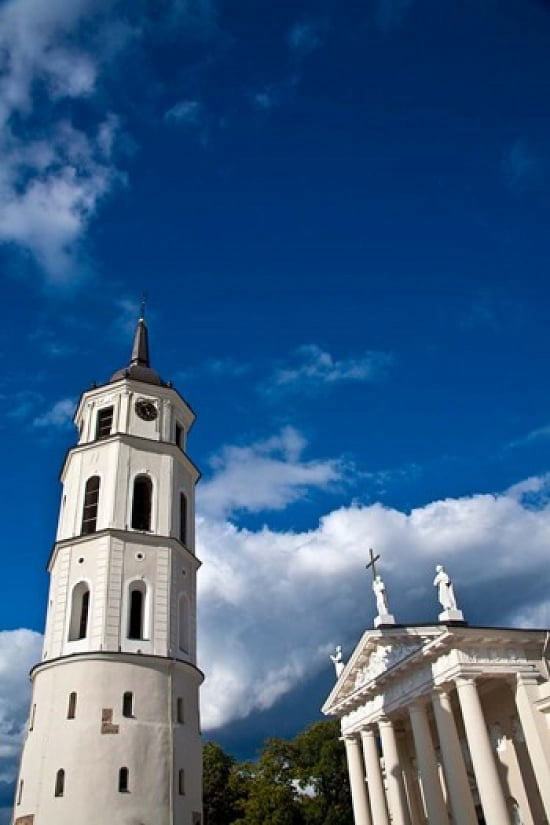 Arch-Cathedral Basilica Vilnius Lithuania II Canvas Art - Miva Stock DanitaDelimont (24 x 36)