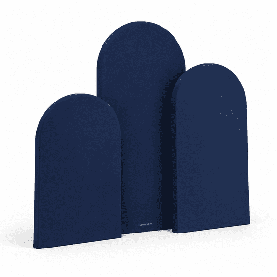 Cover 2 Arch Cover Set Of 2 Navy Bluedrop 6 7.2ft Spandex Stand Covers For ...