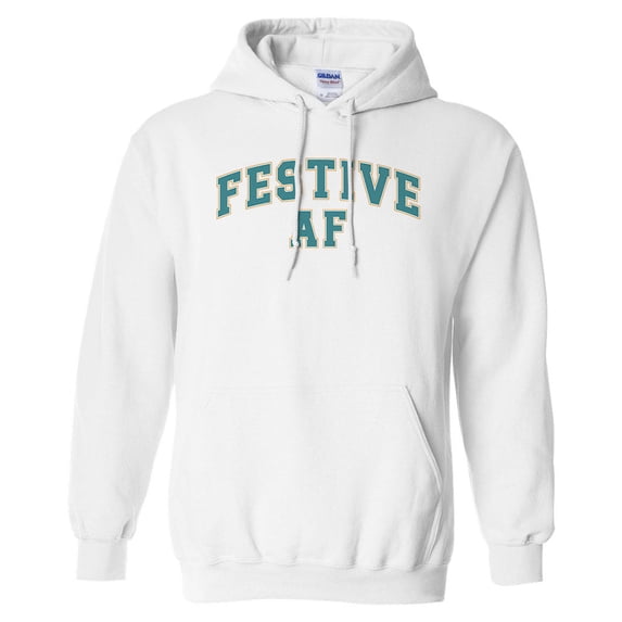 Arch Festive AF Hoodie Sweatshirt Unisex 2X-Large White
