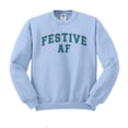 thumbnail image 1 of Arch Festive AF Sweatshirt Unisex Small Light Blue, 1 of 5