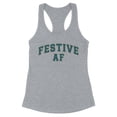 thumbnail image 1 of Arch Festive AF Tank Top Fitted Racerback Women's Medium Heather Grey, 1 of 5