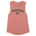 thumbnail image 1 of Arch Festive AF Women's Muscle Tank Small Desert Pink, 1 of 5