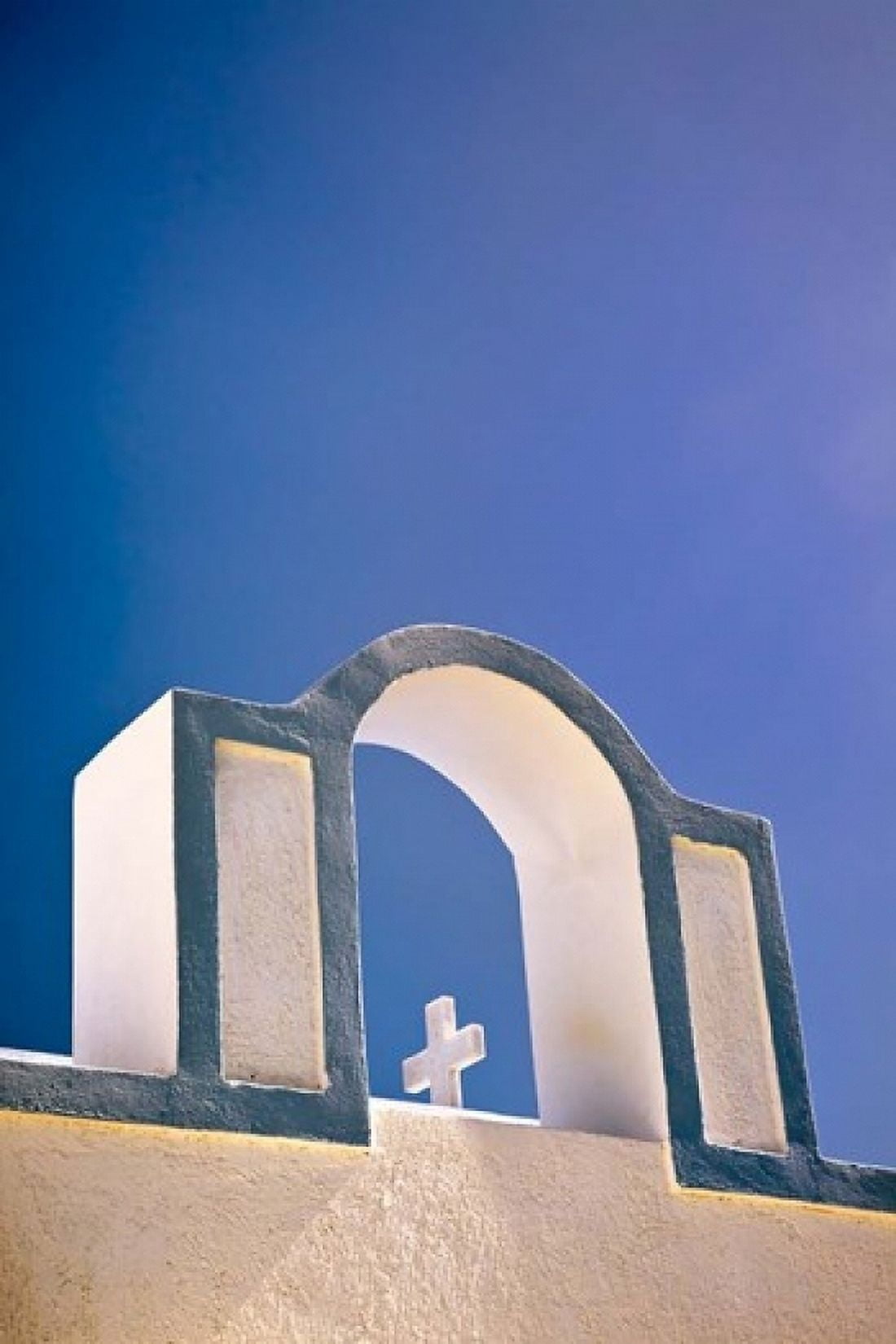 Arch Firostefani Santorini Greece Canvas Art - Adam Jones DanitaDelimont (11 x 17)